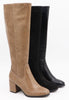 Taupe Knee High Boots