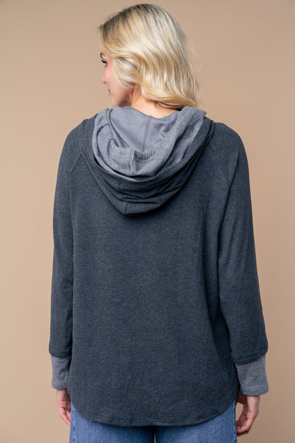 Charcoal Hooded Tunic - Final Sale