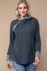 Charcoal Hooded Tunic - Final Sale