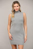 Turtle Neck Sleeveless Mini Sweater Dress | FATE *30A SEPT PREORDER