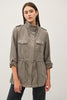 Cinched Waist Safari Cargo Utility Jacket (3 COLORS) | BE COOL *LA LIVE PREORDER