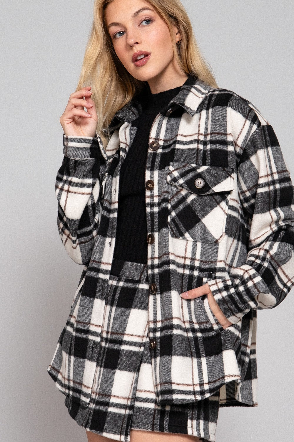 Rustic Retreat Plaid Shacket