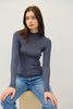 Basic Ribbed Mockneck Sweater