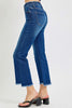 High Rise Crop Flare Denim Jeans | RISEN - Final Sale