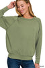 Scuba Crewneck Pullover (7 COLORS) | ZENANA *LA LIVE PREORDER