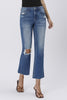 LOVERVET | The Receptive High Rise Kick Flare Denim Jeans