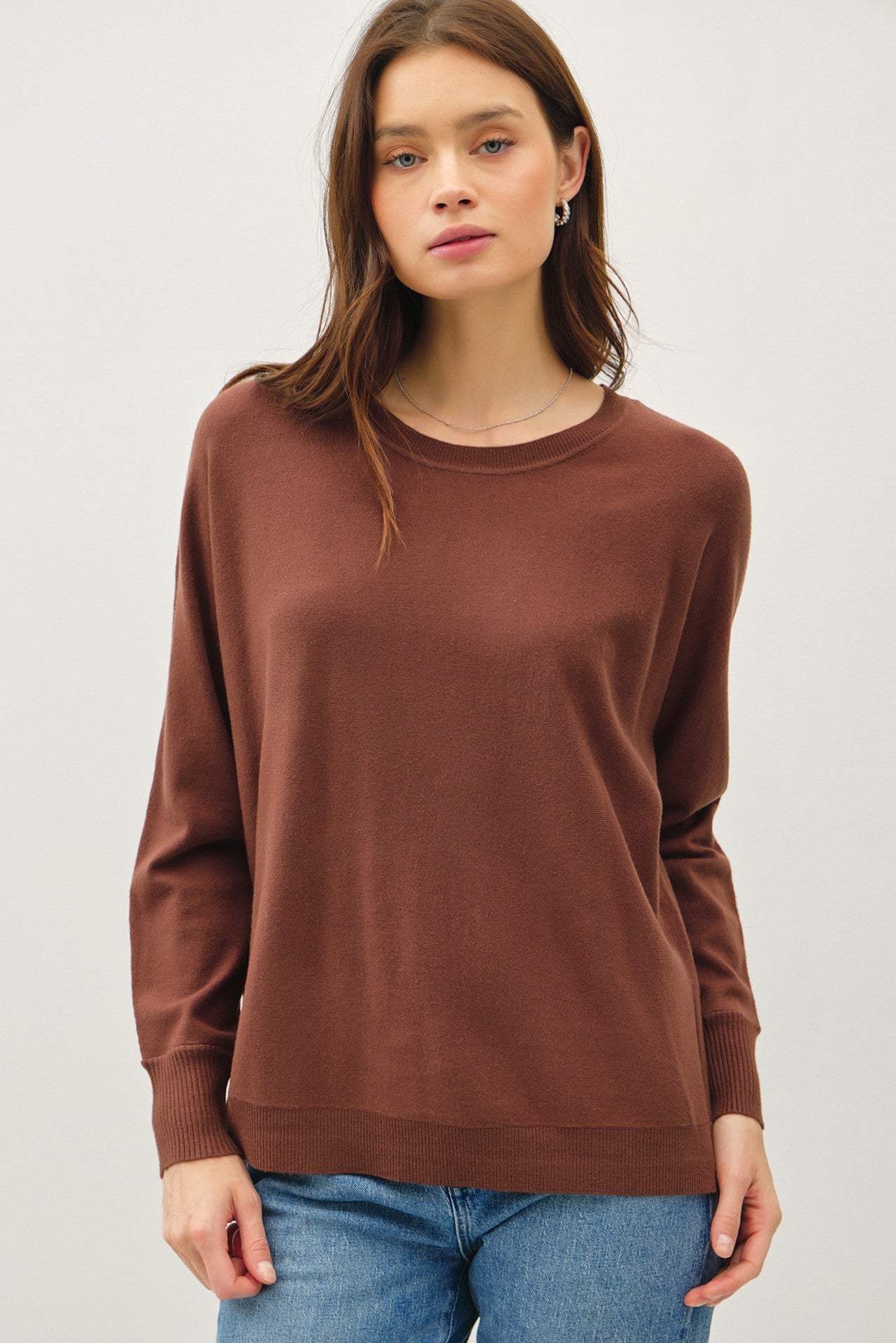 Soft Classic Cut Basic Sweater**