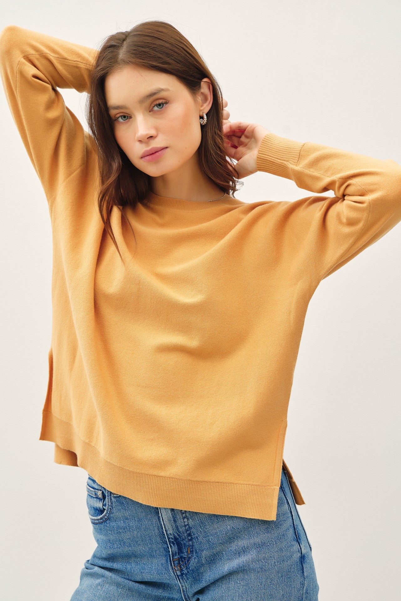 Soft Classic Cut Basic Sweater**