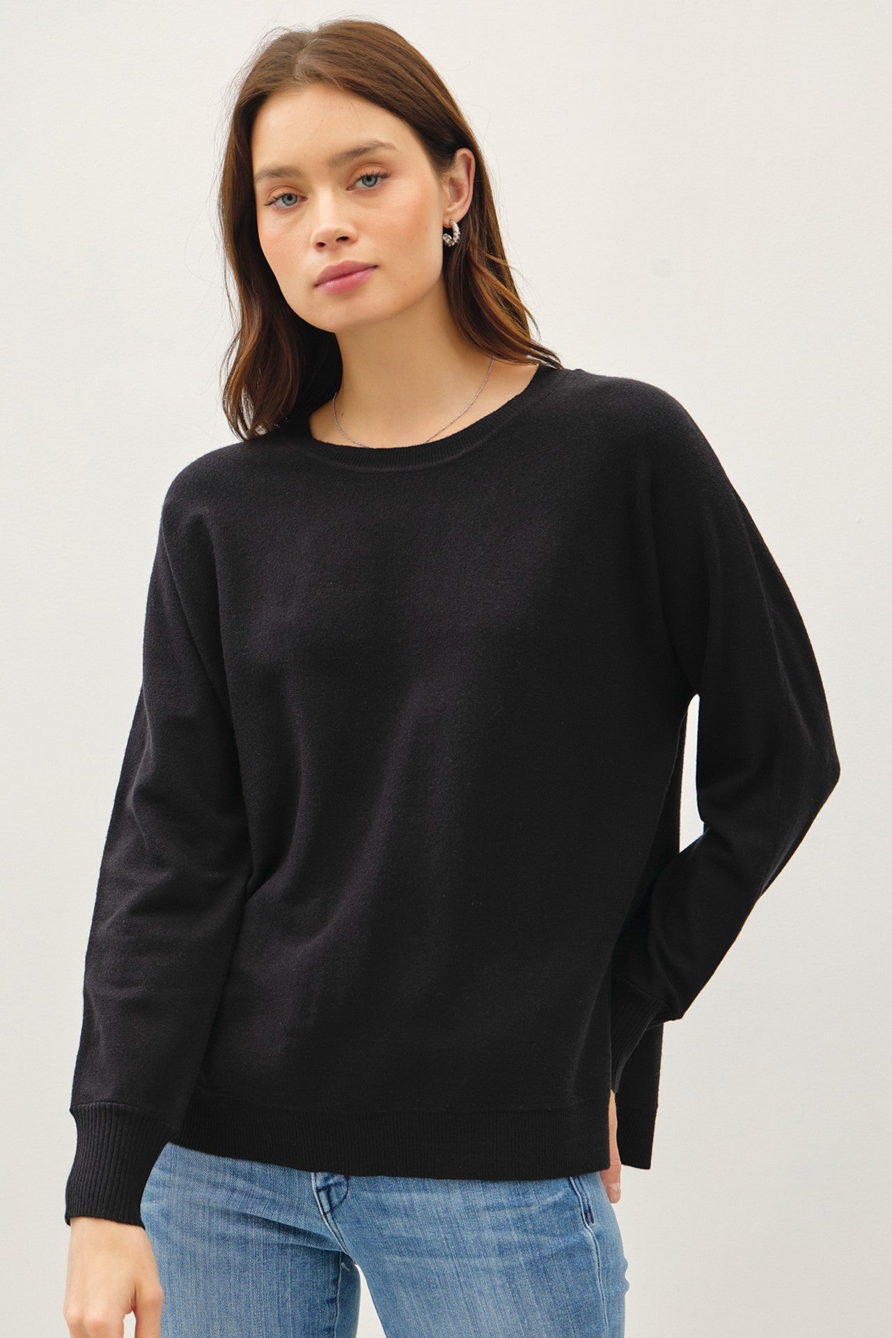 Soft Classic Cut Basic Sweater**