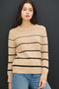 Gradient Striped Crewneck Sweater