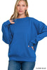 Fleece Crewneck Pullover Sweatshirts* - Final Sale