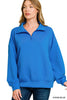 Scuba Half Zip Pullover (7 COLORS) | ZENANA *LA LIVE PREORDER