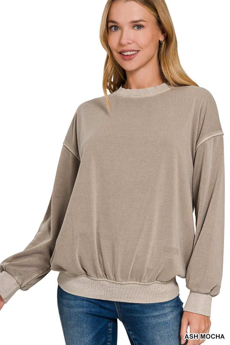 Fleece Pigment Dyed Sweatshirts**DEAL - COUPON EXCLUDED