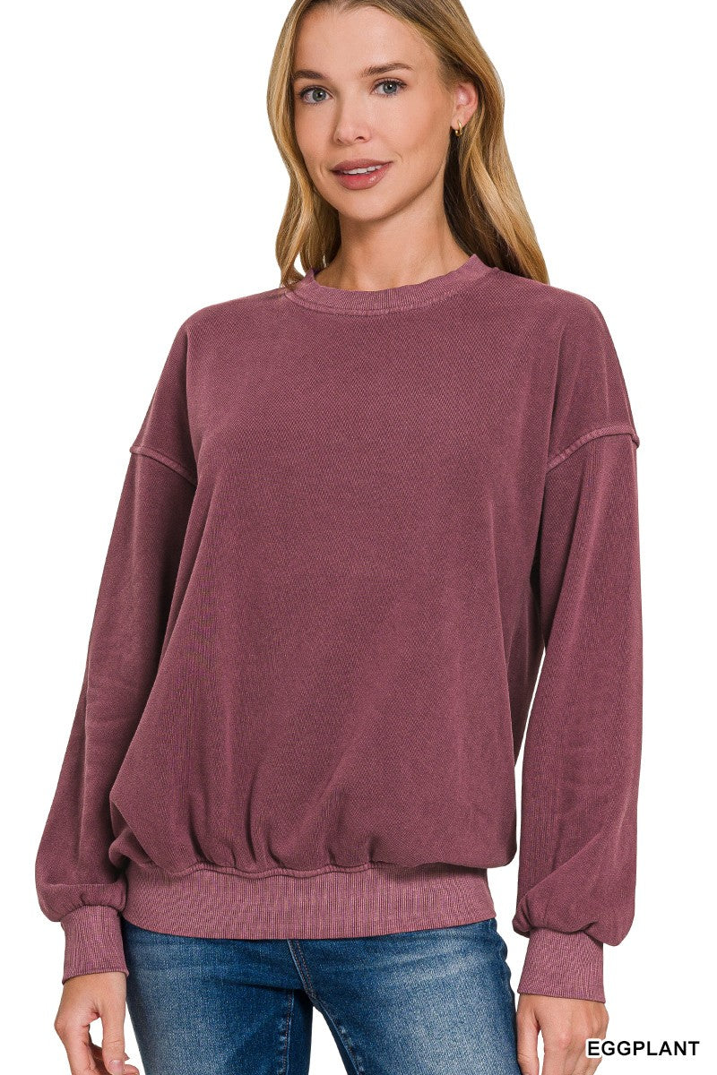 Fleece Pigment Dyed Sweatshirts**DEAL - COUPON EXCLUDED