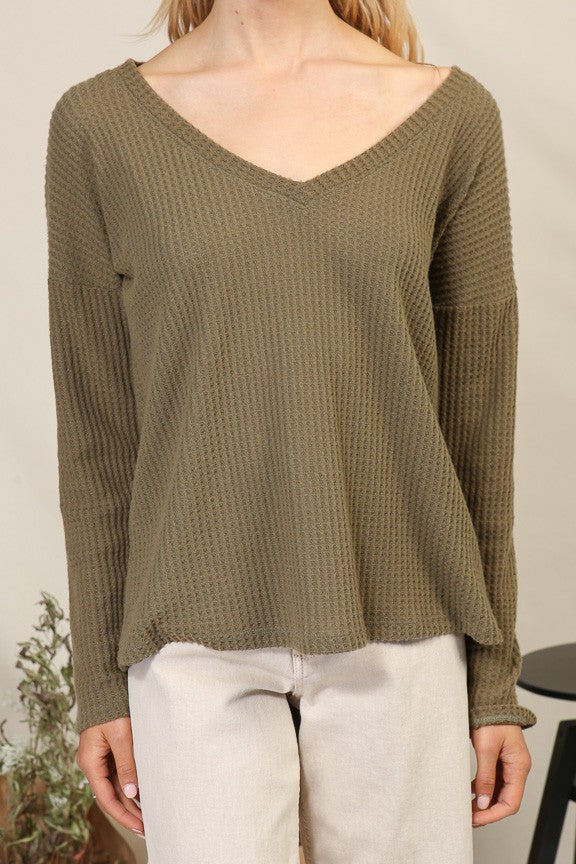 Cozy Days Thermal Brushed Top**DEAL- COUPON EXCLUDED