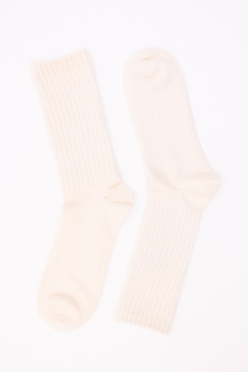 Earth Tones Comfort Crew Socks * DEAL