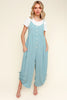 Button Down Sleeveless Wide Leg Jumpsuit | KORI