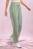 Green Striped Easy Pants*