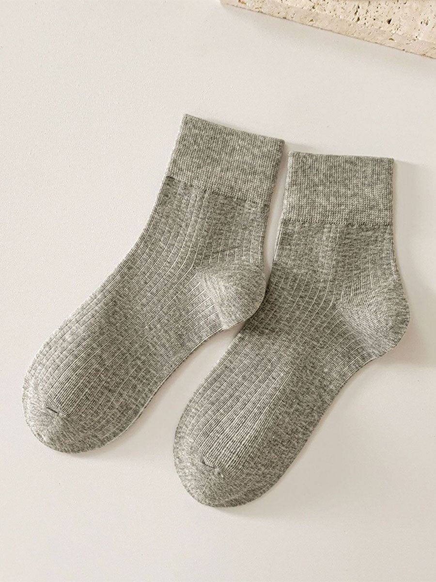 Simple Retro Drawstring Mid-Calf Socks *DEAL