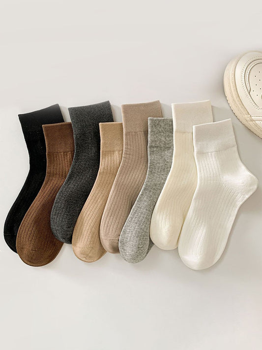 Simple Retro Drawstring Mid-Calf Socks *DEAL