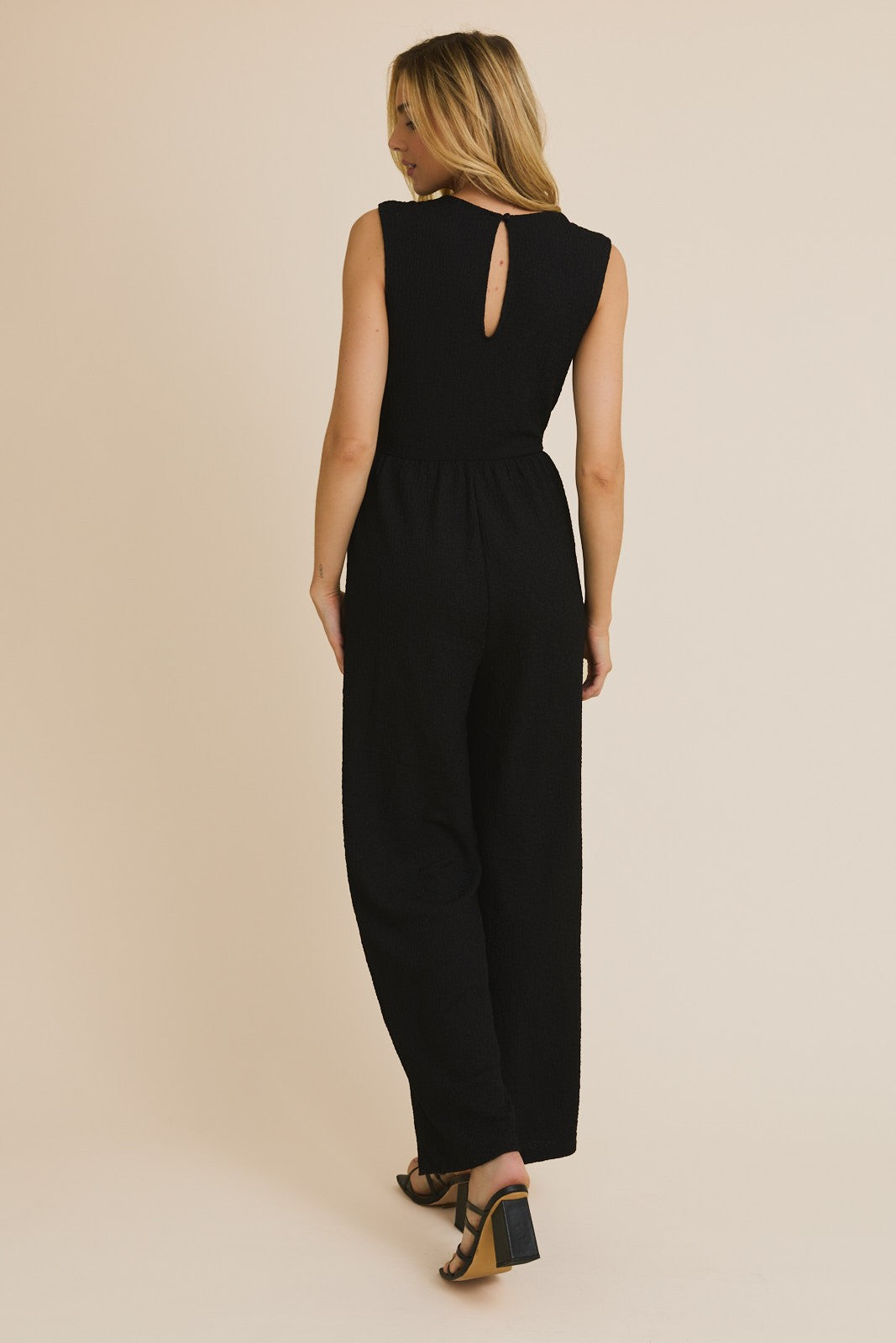 Black Square Neck Jumpsuit | GILLI *30A JANUARY PREORDER