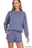 Scuba Long Sleeve Sweatshirts & Shorts Set - DEAL