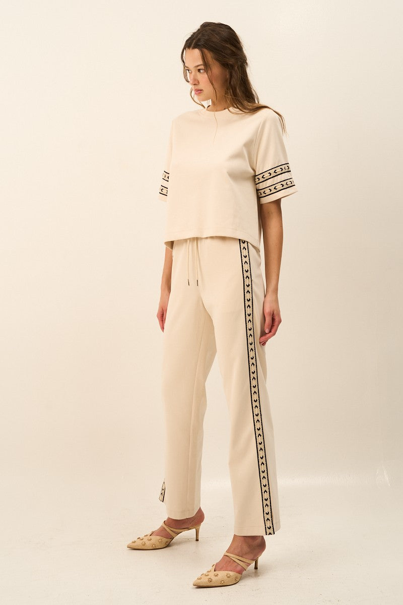 Western Side Seam Detail Pants