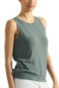 Ribbed Viscose Crew Neck Loose Fit Tank Top (6 COLORS) *DEAL*
