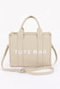 Faux Leather Small Tote Bag (4 COLORS) *LA LIVE PREORDER
