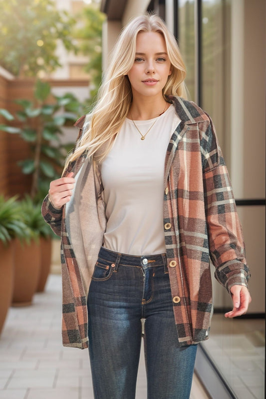 Basic Collar Multi Plaid Button Down Top | HEIMISH *NASHVILLE LIVE PREORDER