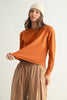 Stonewash Pima Cotton Boxy Long Sleeve Top | MONO B