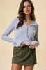 Henley Knit Top