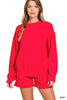 Slub Pullover & Shorts 2pcs Set (7 COLORS) | ZENANA *LA LIVE PREORDER
