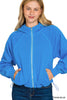 Fleece Pigment Dye Zip Up Hoodie W Pockets (5 COLORS) | ZENANA *LA LIVE PREORDER