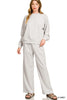 Scuba Crewneck Pullover & Pants Set (5 COLORS) | ZENANA *LA LIVE PREORDER