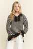 Long Sleeve Zip Up Jacquard Stripe Top | HEIMISH *NASHVILLE LIVE PREORDER