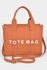 Faux Leather Small Tote Bag (4 COLORS) *LA LIVE PREORDER