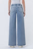 High Rise Drawstring Waistband Slit Wide Leg Jeans | LOVERVET by VERVET *LA LIVE PREORDER 34% OFF