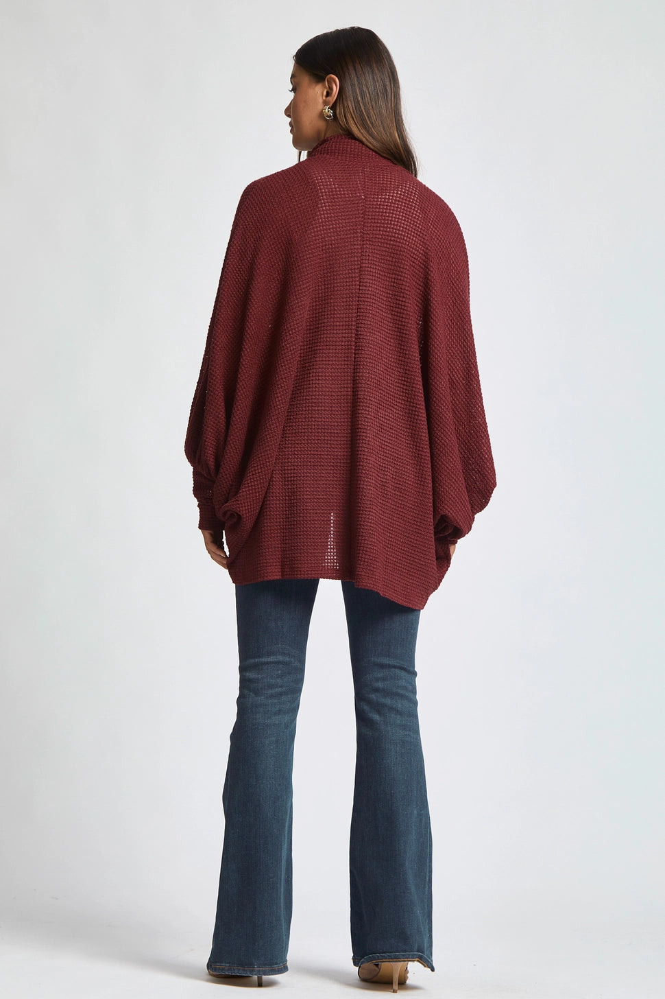Crochet Knit Cardigan Batwing Sleeve *DEAL