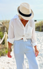 White Button Down Top - Final Sale*