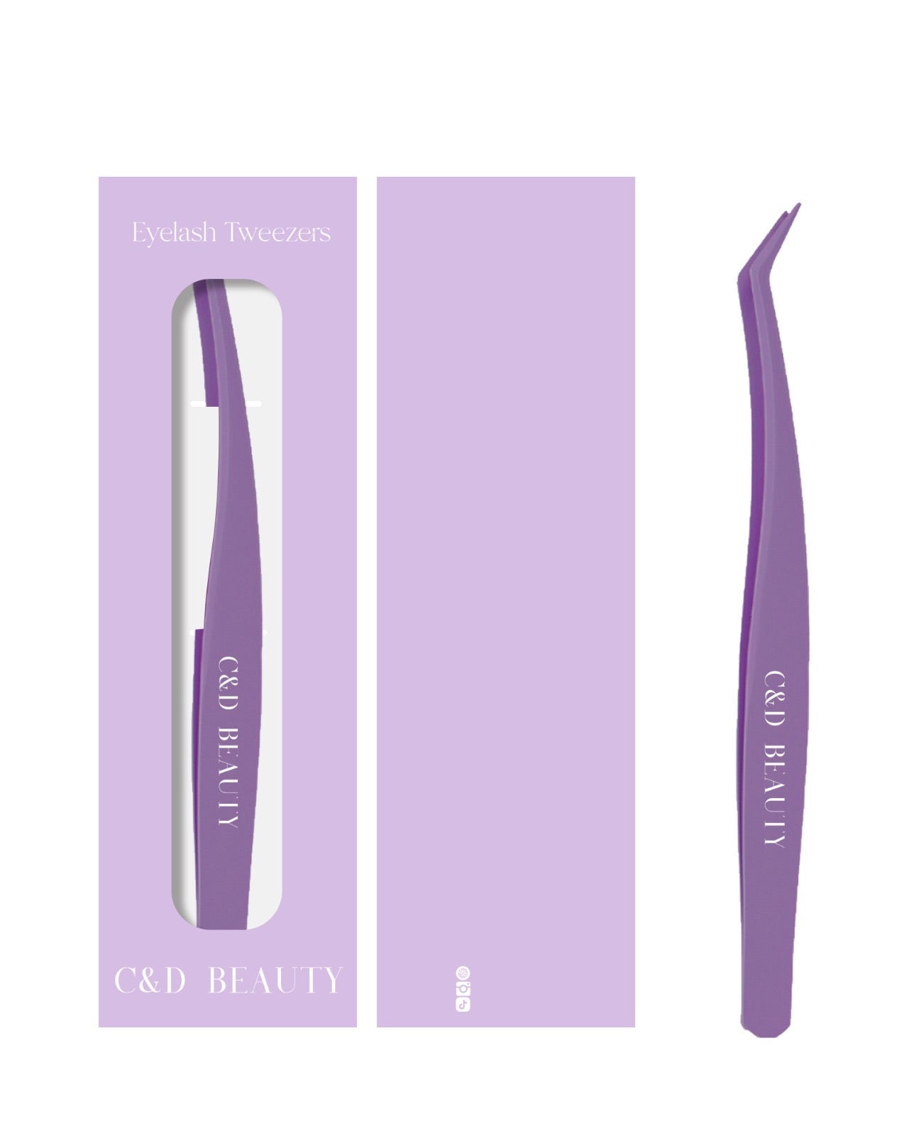 Sleek & Stick-Free Tweezers - C & D Beauty *30A SEPT PREORDER