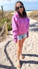 The Ava Mauve 1/2 Zip Mock Neck Sweatshirt by Salty Wave**DEAL-COUPON EXCLUDED