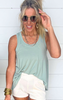 The Nicole Tank | Dusty Sage