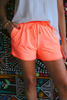 PREORDER-Solid Neon Coral Everyday Shorts| JESS LEA *30A JANUARY PREORDER