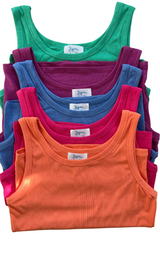 SALTY WAVE Hold Tight Tanks  - Vibrant Colors