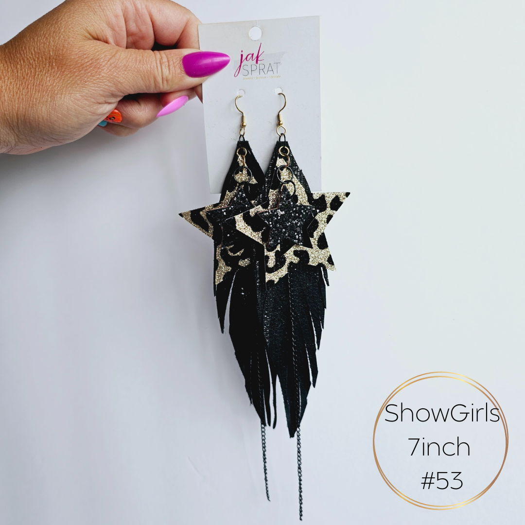 Show Girls" 7.5" Earrings | Jak Sprat