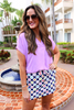 Color Pop Floral Skort - Jess Lea - Final Sale