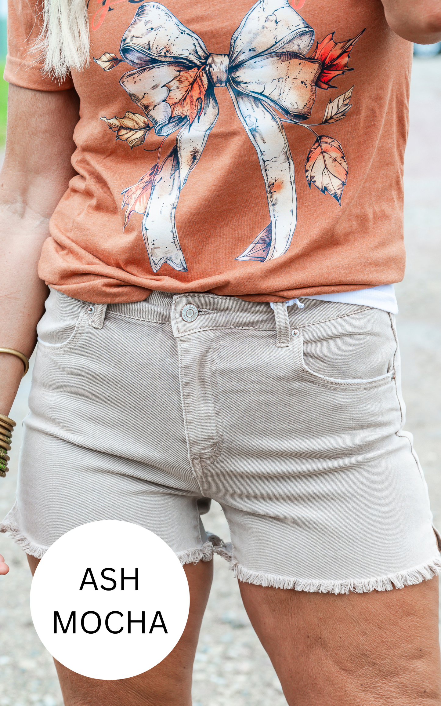 Perfect for You Acid Wash Frayed Cutoff Denim Shorts | Zenana