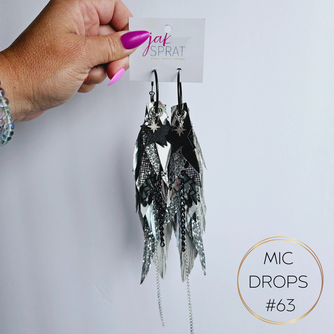 Mic Drops Earrings | Jak Sprat