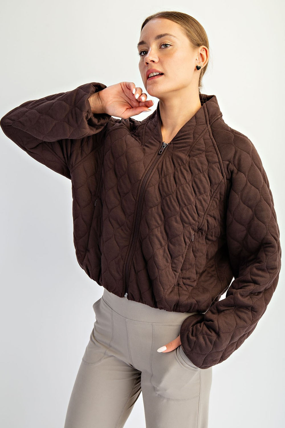 Quilted Bomber Jacket | RAE MODE (3 COLORS)